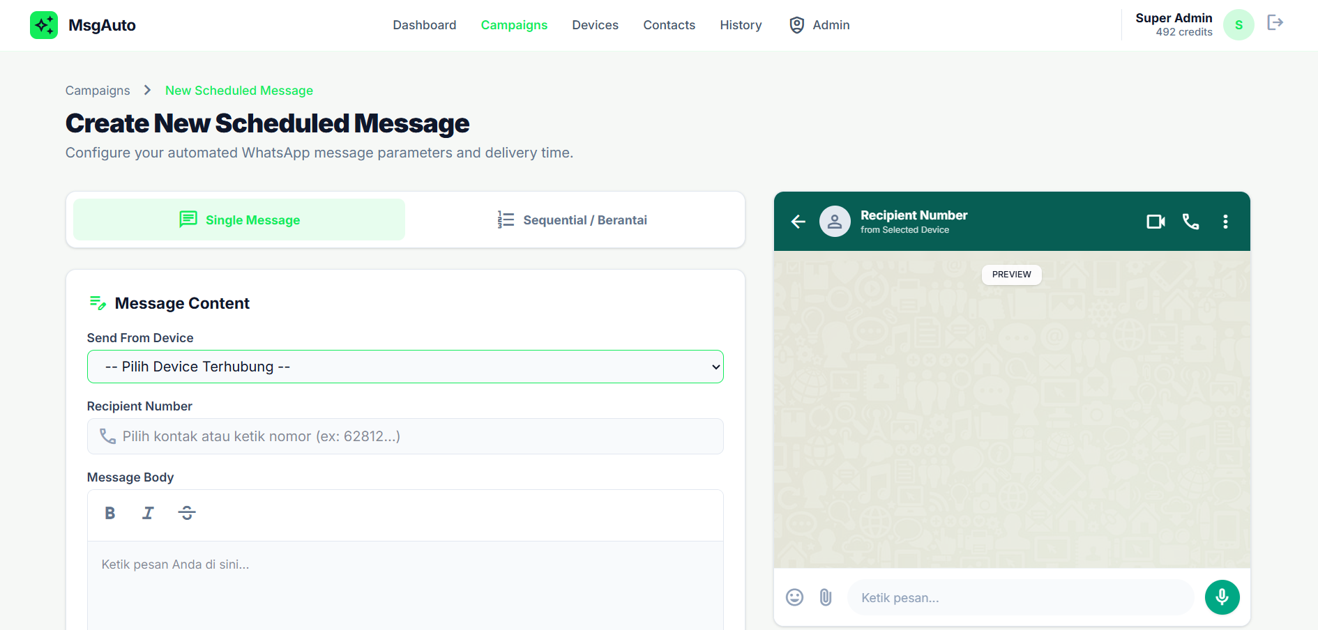 wa.oji.web.id messaging tool